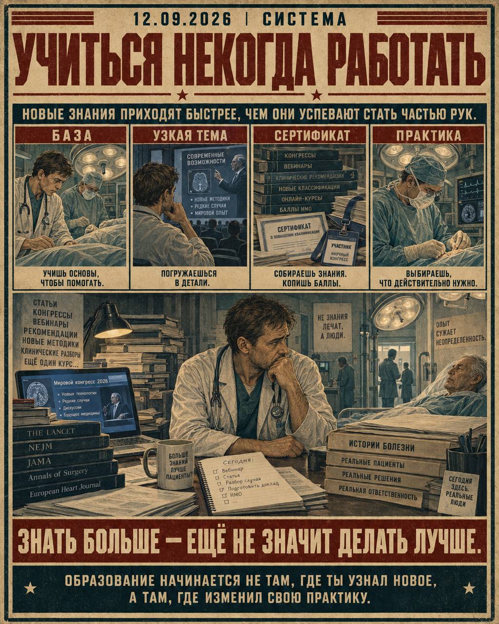 Система │ Учиться некогда работать